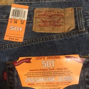 Men’s Levi’s Brand New W38 L32 100% cotton